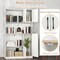 71" Pantry Cabinet with Countertop, Microwave Stand & USB/AC Charging Ports
